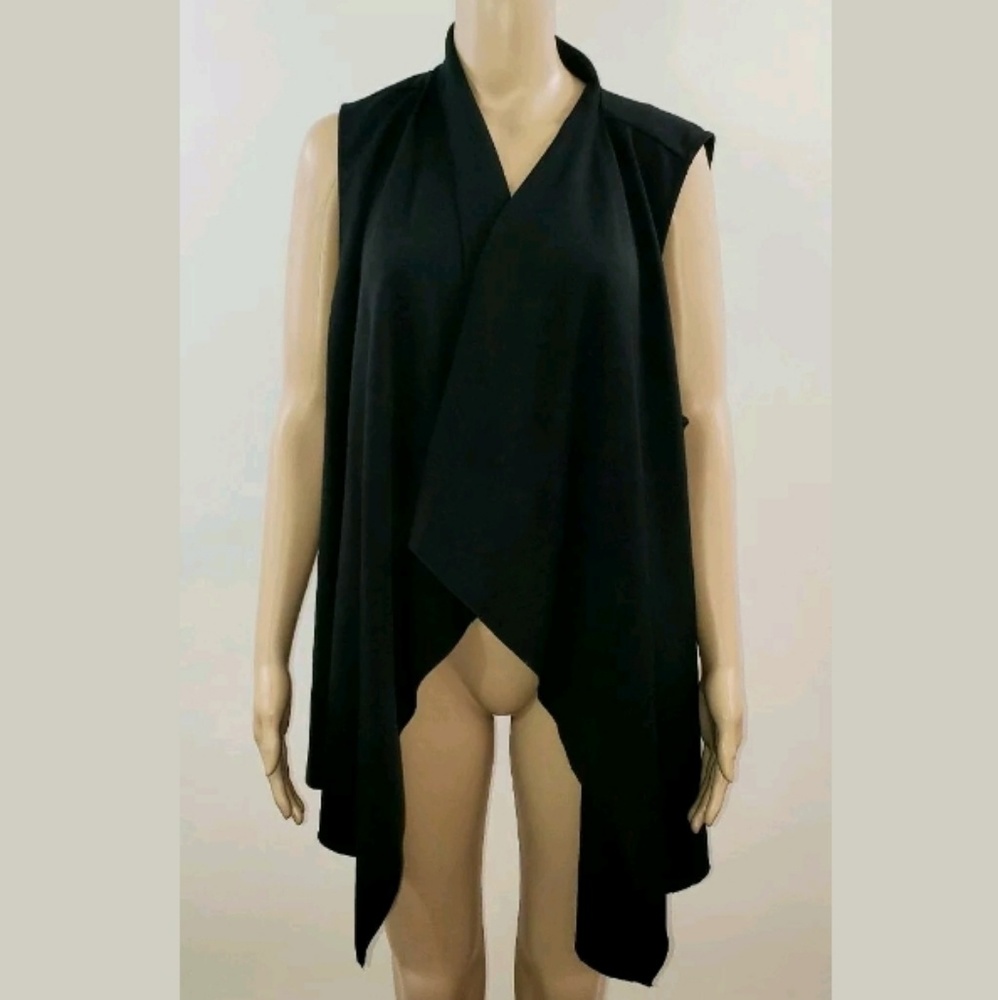 Cj banks tiered open front cardigan plus size 1X